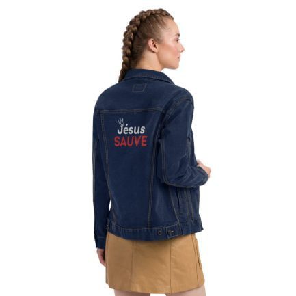 Best Christian Jacket with text in the back